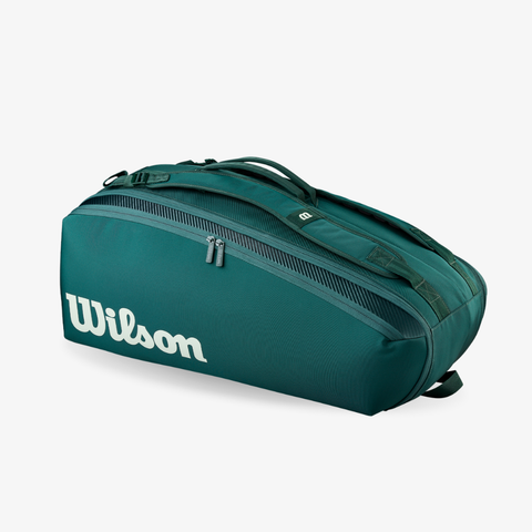Túi Đựng Vợt Tennis Wilson Blade V10 Super Tour 9 Pack Racket Bag Green WR8056301001