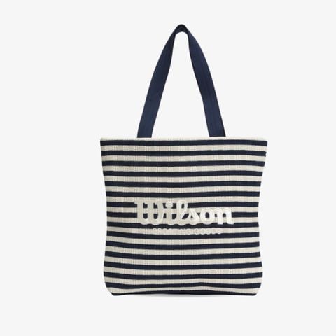 Túi Đựng Vợt Tennis Wilson Technical Knit Tote White Black WU00090W002003