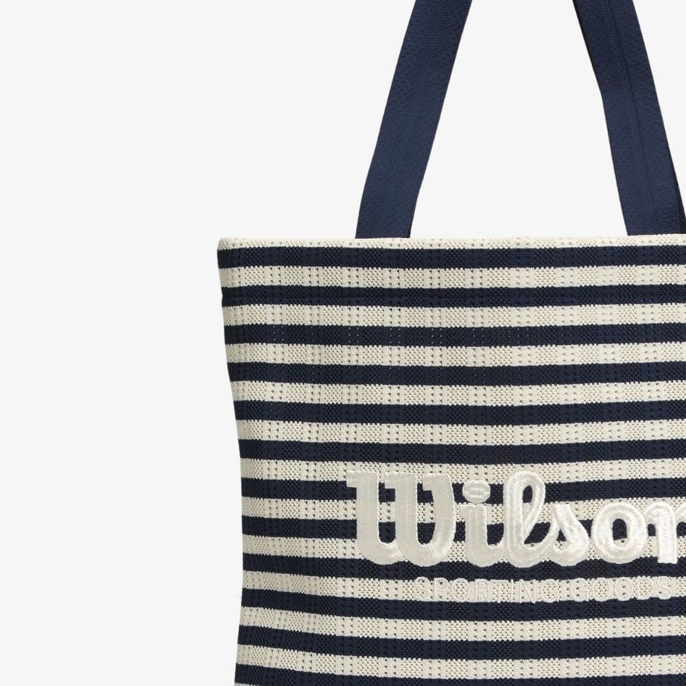 Túi Đựng Vợt Tennis Wilson Technical Knit Tote White Black WU00090W002003
