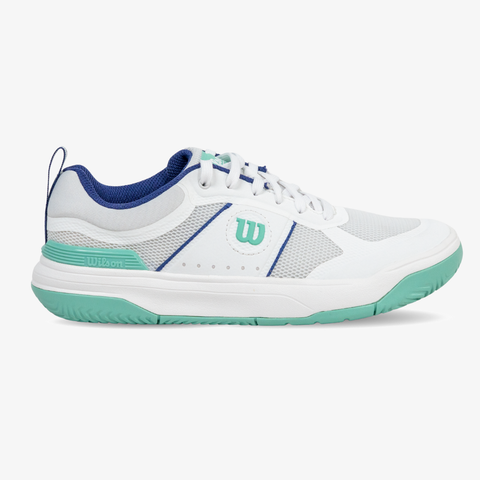 Giày Pickleball Nữ Wilson Pickle Pro Women's White/Bay/Skipper Blue WRS337320U