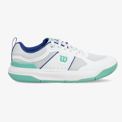 Giày Pickleball Nữ Wilson Pickle Pro Women's White/Bay/Skipper Blue WRS337320U