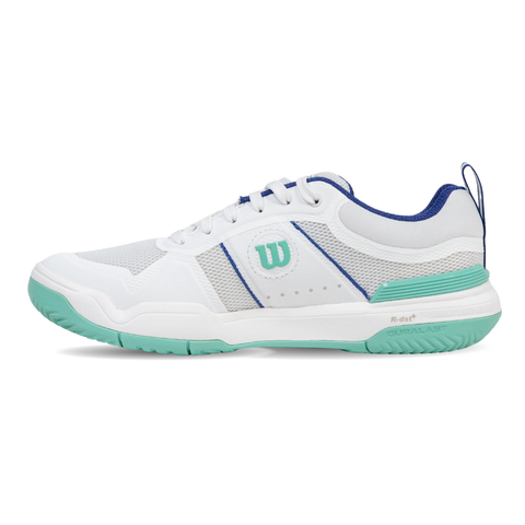 Giày Pickleball Nữ Wilson Pickle Pro Women's White/Bay/Skipper Blue WRS337320U