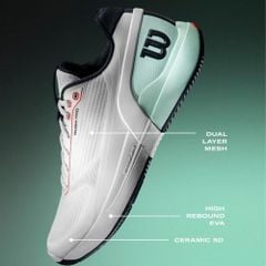 Giày Tennis Nam Wilson Rush Pro 5 Men's Tennis Shoe WRS338500U