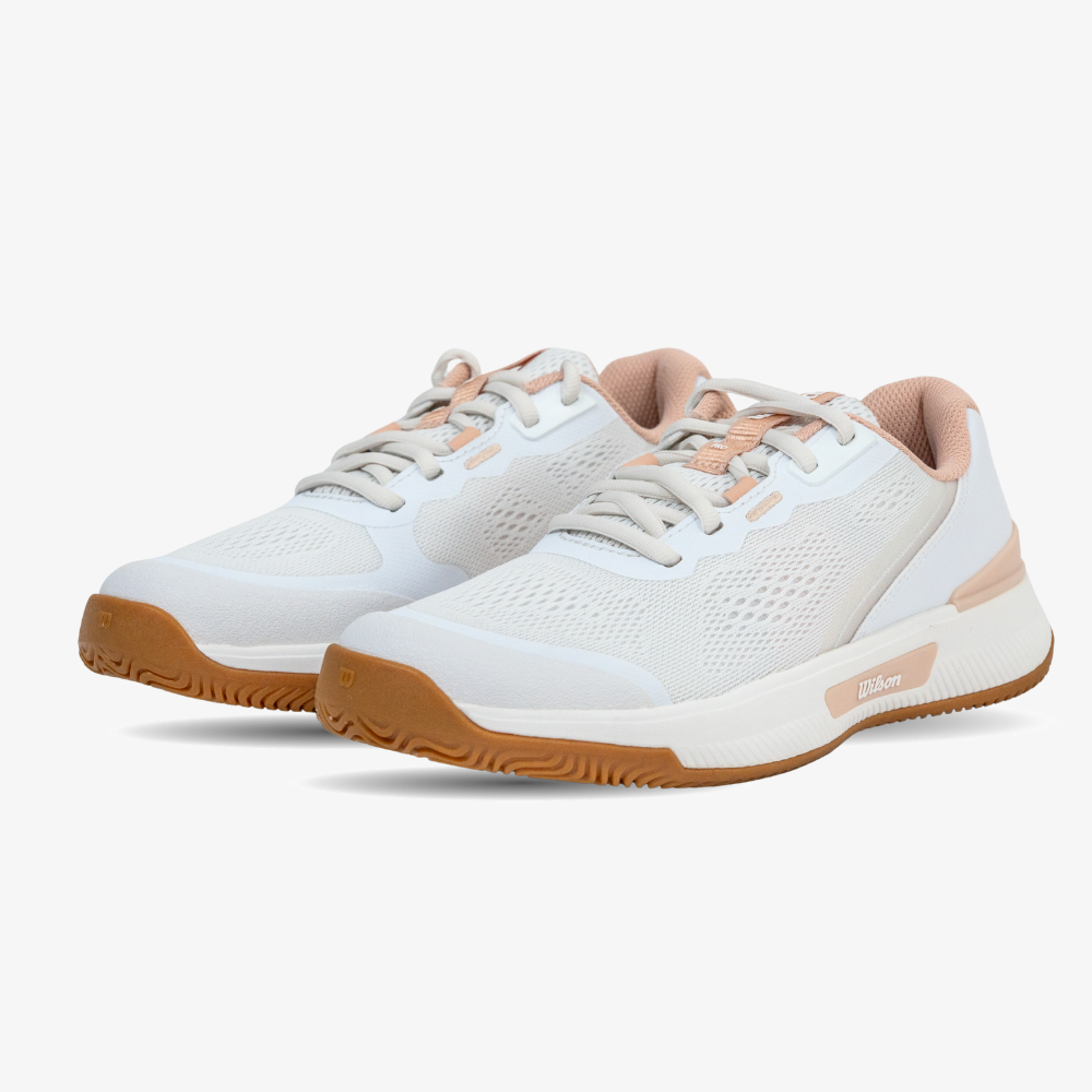 Giày Tennis Nữ Wilson Intrigue Pro Women's White/Cameo Rose/Gum1a WRS338310U