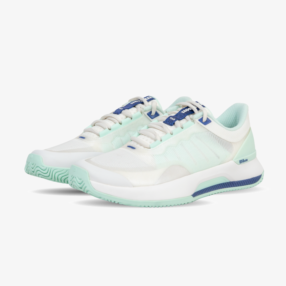 Giày Tennis Nữ Wilson Intrigue Tour Women's White/Bay/Skipper Blue WRS337710U