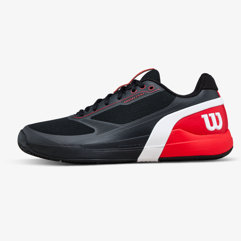 Giày Thể Thao Nam Wilson Rush Pro 5 Black/Red/White WRS338490U