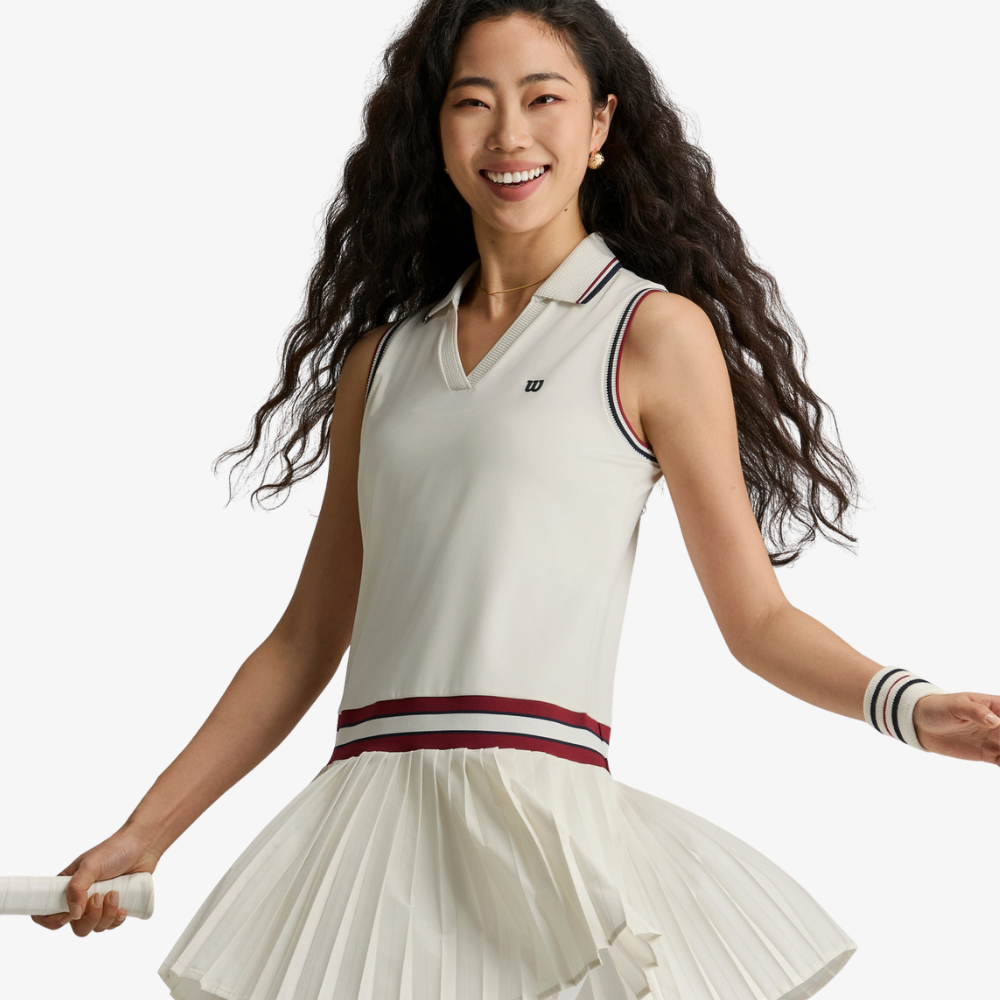 Váy Thể Thao Nữ Wilson Womens Timeless Tennis Dress Sandrift WE00156W002001