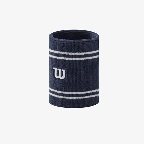 Băng Cổ Tay Thể Thao Wilson Unisex Pro Terry Wristbands Classic Navy WA00088U001001