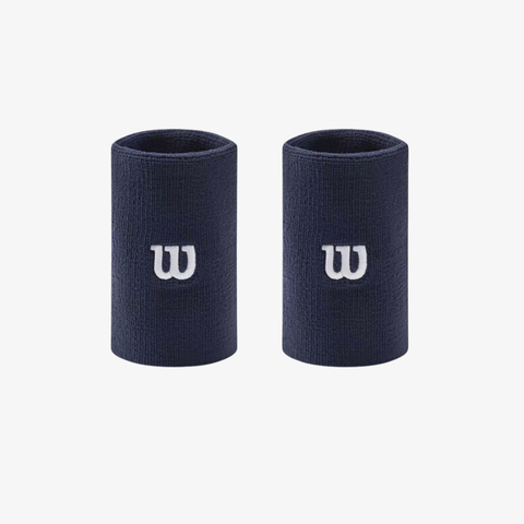 Băng Cổ Tay Thể Thao Wilson Unisex Pro Terry Wristbands Classic Navy WA00089U001001