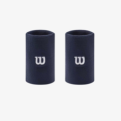 Băng Cổ Tay Thể Thao Wilson Unisex Pro Terry Wristbands Classic Navy WA00089U001001