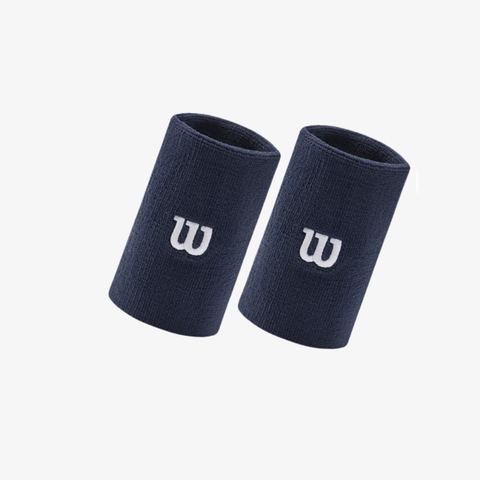 Băng Cổ Tay Thể Thao Wilson Unisex Pro Terry Wristbands Classic Navy WA00089U001001