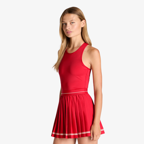 Váy Thể Thao Nữ Wilson Laser Cut Pleat Dress Varsity Red WE00080R044001