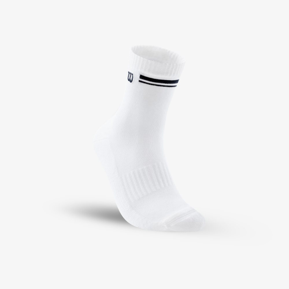 Tất Thể Thao Wilson U Classic Quarter Socks Bright White WA00084W001001