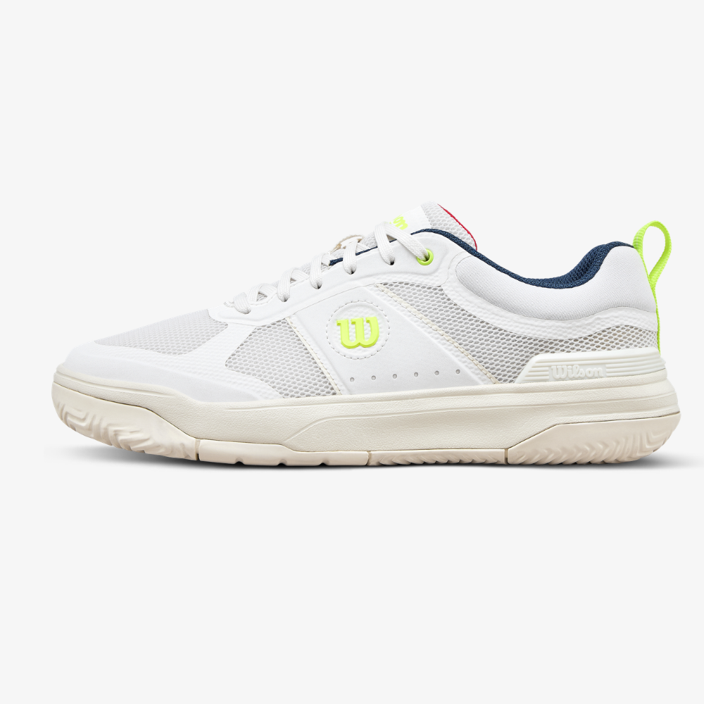 Giày Pickleball Thể Thao Nữ Wilson Pickle Pro Women's Pickleball Shoes Snow White/Papyrus WRS340370U