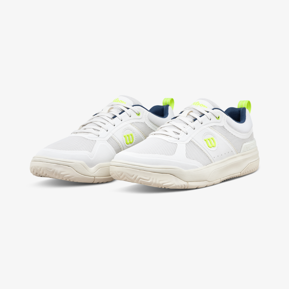 Giày Pickleball Thể Thao Nữ Wilson Pickle Pro Women's Pickleball Shoes Snow White/Papyrus WRS340370U