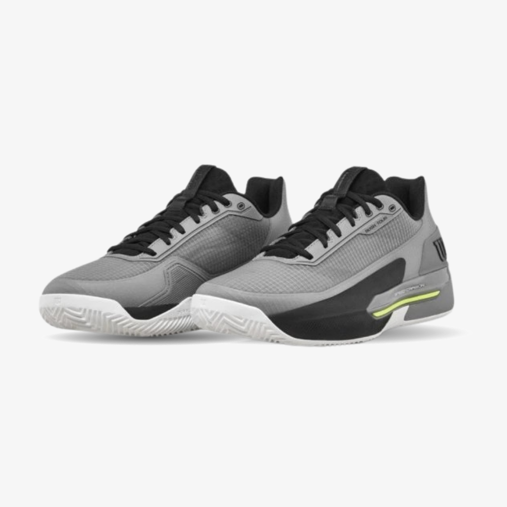 Giày Tennis Nam Wilson Rush Tour 5 Clay Men's Tennis Shoe Titanium/Black WRS339650U