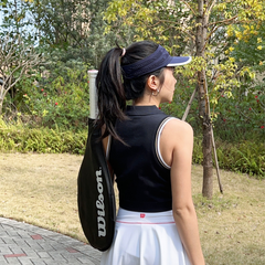 Áo Nữ Thể Thao Wilson Seamless Full-zip Tank Airy WW20051432BKA