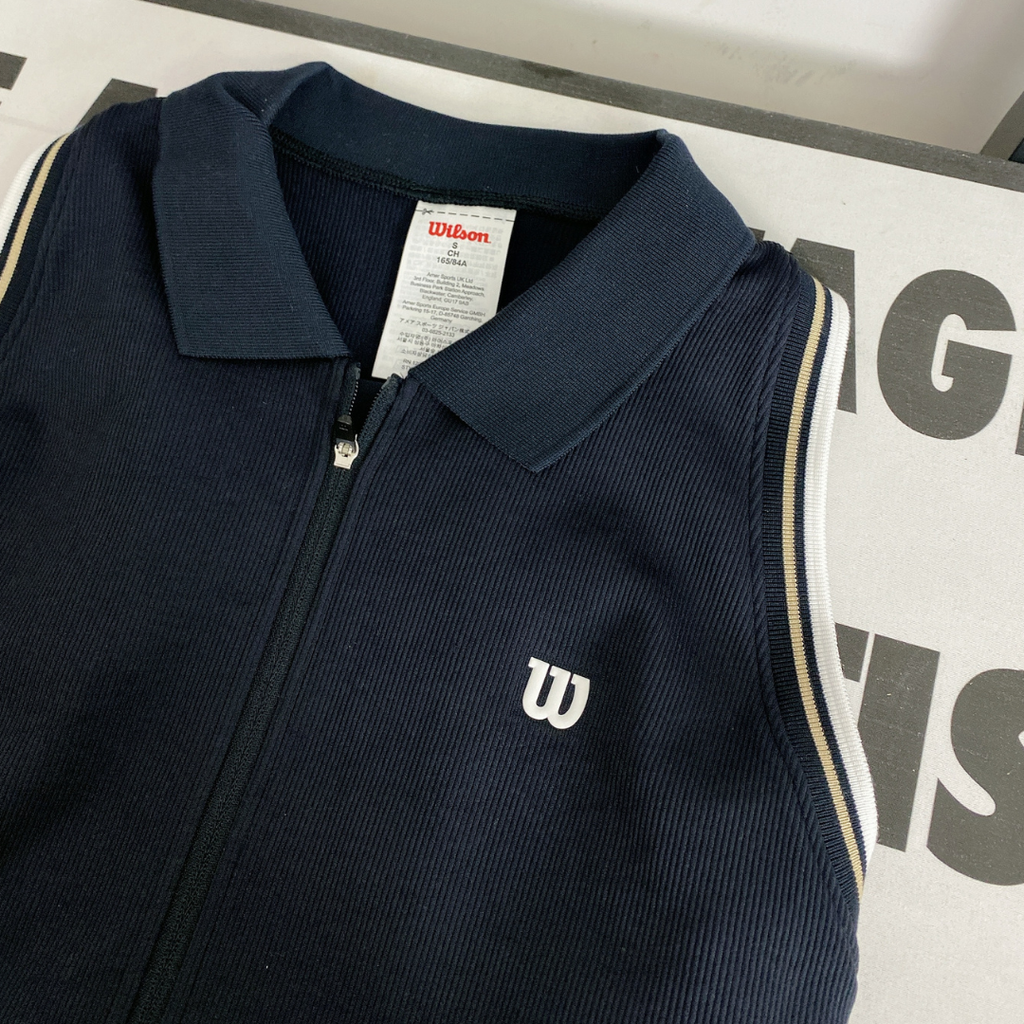 Áo Nữ Thể Thao Wilson Seamless Full-zip Tank Airy WW20051432BKA