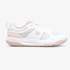 Giày Pickleball Thể Thao Nữ Wilson Pickle Pro Women's Pickleball Shoes White/White /Cameo Rose WRS334590U