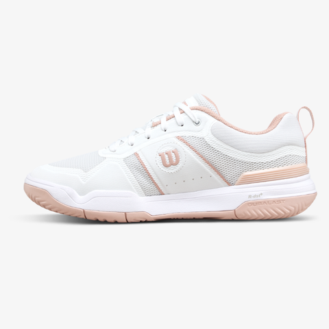 Giày Pickleball Thể Thao Nữ Wilson Pickle Pro Women's Pickleball Shoes White/White /Cameo Rose WRS334590U