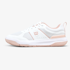 Giày Pickleball Thể Thao Nữ Wilson Pickle Pro Women's Pickleball Shoes White/White /Cameo Rose WRS334590U