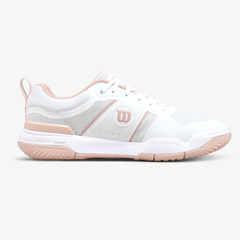 Giày Pickleball Thể Thao Nữ Wilson Pickle Pro Women's Pickleball Shoes White/White /Cameo Rose WRS334590U