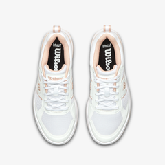 Giày Pickleball Thể Thao Nữ Wilson Pickle Pro Women's Pickleball Shoes White/White /Cameo Rose WRS334590U