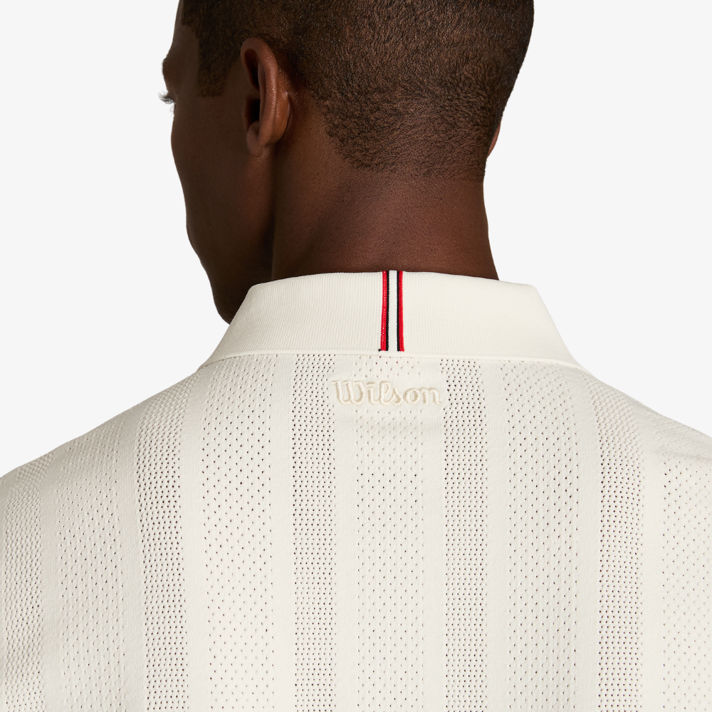 Áo Polo Nam Wilson Biltmore Pointelle Knit Polo Sandrift WN00026W002001