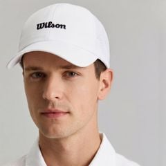 Mũ Thể Thao Wilson U Pro Seamless Cap White WA00149W001001