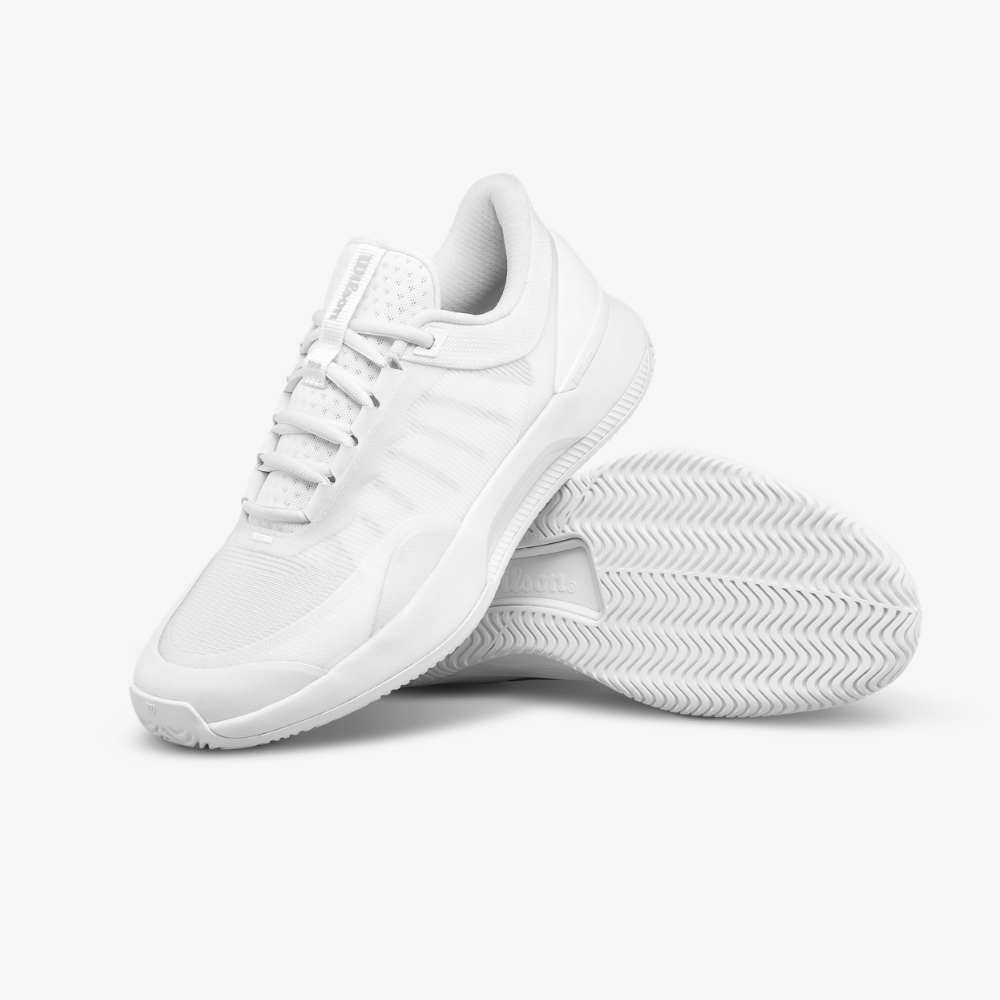 Giày Tennis Nữ Wilson Intrigue Tour Women's Tennis Shoes White/White/Silver WRS334500U