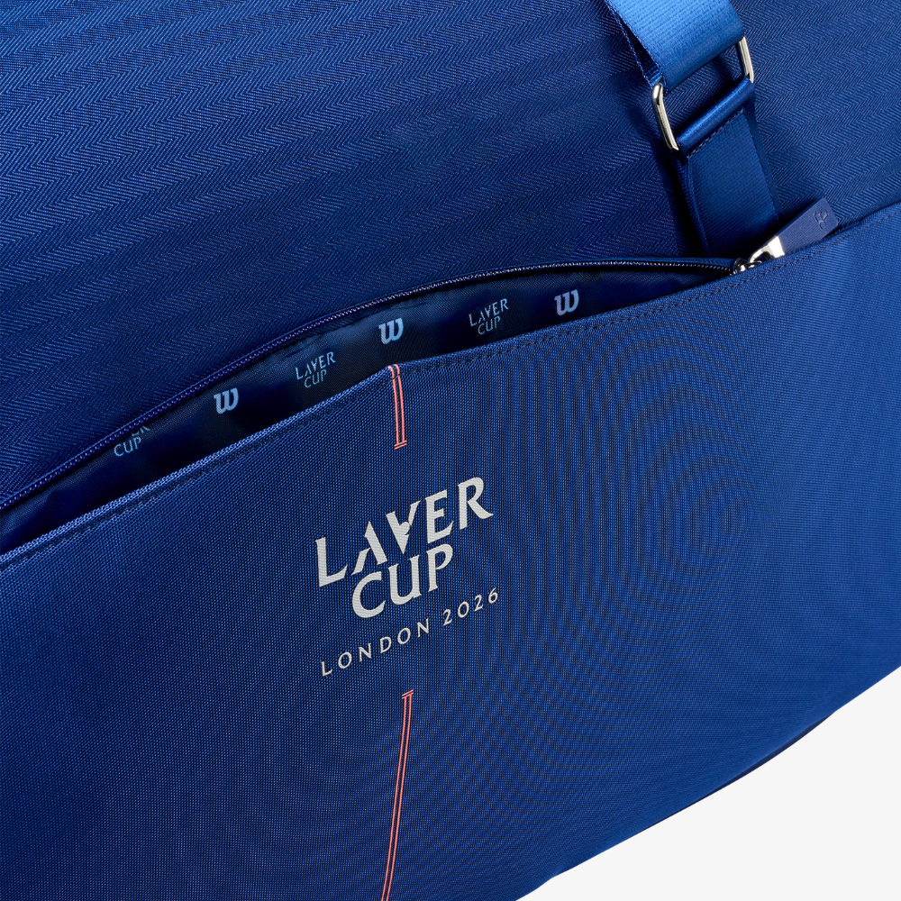 Túi Đựng Vợt Tennis Wilson Laver Cup 2026 Practice Duffel Bag 6 Packs WR8057801001