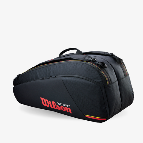 Túi Đựng Vợt Tennis Wilson Pro Staff Classic 12 Pack Racket Bag Black WR8051701001