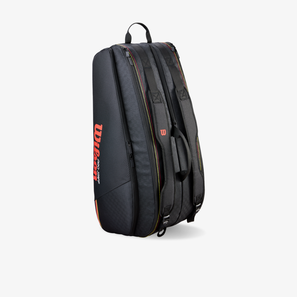 Túi Đựng Vợt Tennis Wilson Pro Staff Classic 12 Pack Racket Bag Black WR8051701001