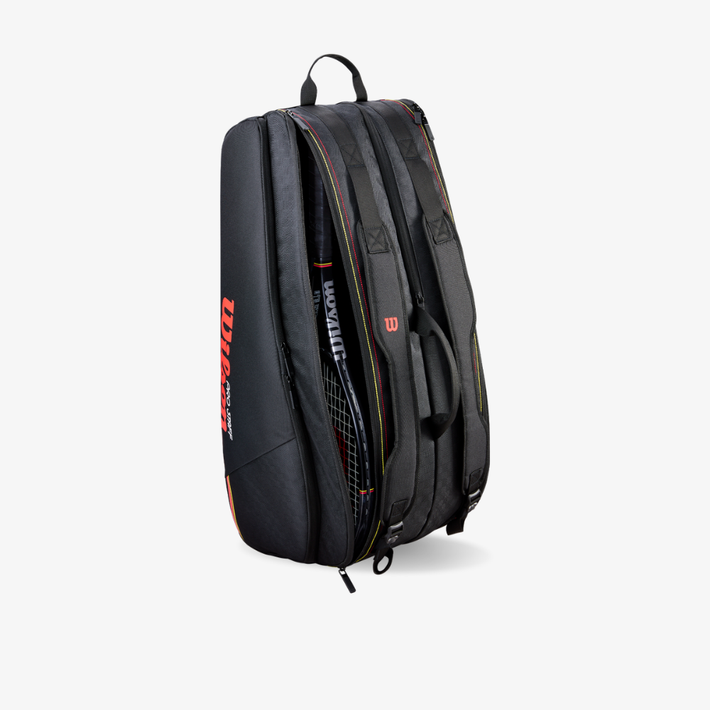 Túi Đựng Vợt Tennis Wilson Pro Staff Classic 12 Pack Racket Bag Black WR8051701001