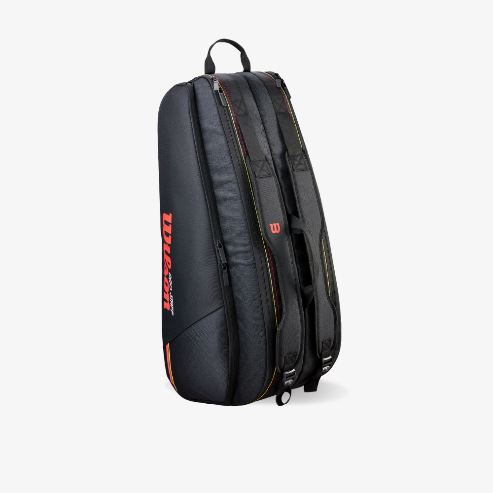 Túi Đựng Vợt Tennis Wilson Pro Staff Classic 6 Pack Racket Bag Black WR8051801001