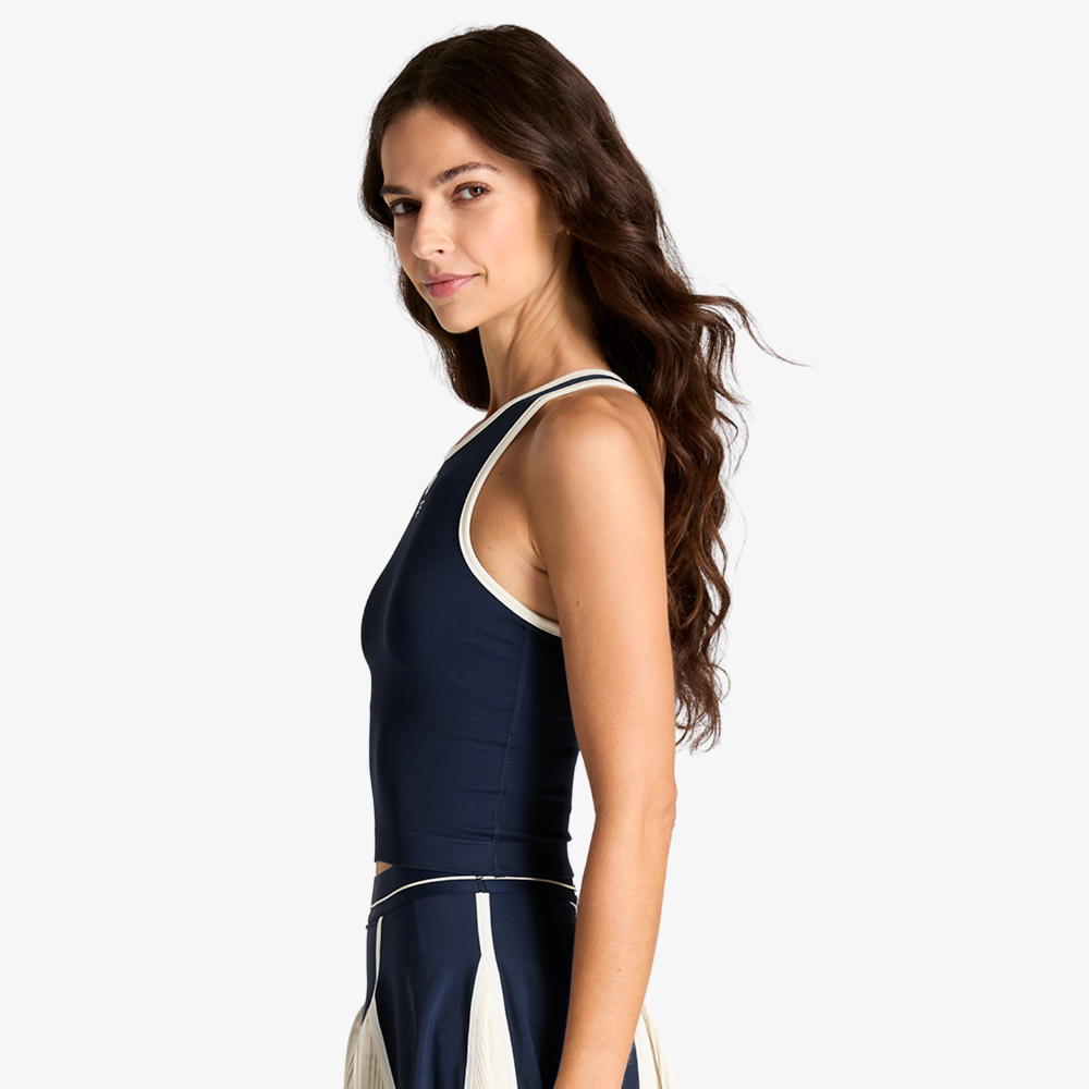 Áo Tank Top Nữ Wilson Court Seamless Tank Classic Navy / Sandrift WE00003U001001
