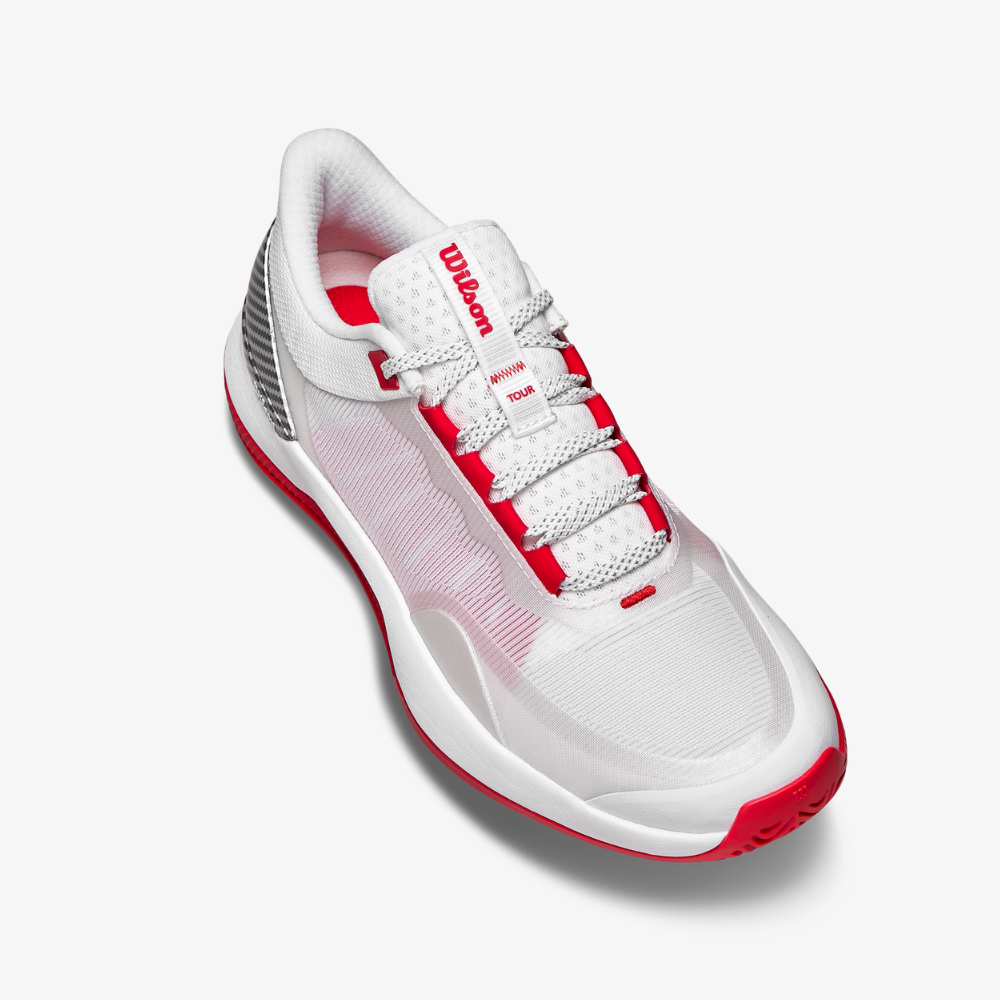 Giày Tennis Nữ Wilson Intrigue Tour Women's Tennis Shoes White / Red WRS00964001