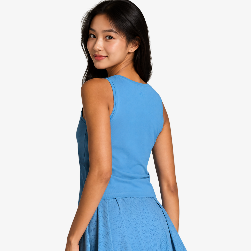 Áo Bra Thể Thao Nữ Wilson Women Sidney Rib Tank Blue WE00329U112001