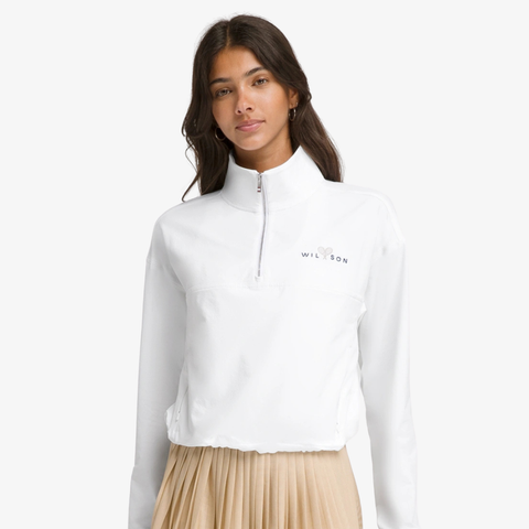 Áo Thể Thao Chui Đầu Nữ Wilson Women's Davenport Woven Popover WW00210331WTA