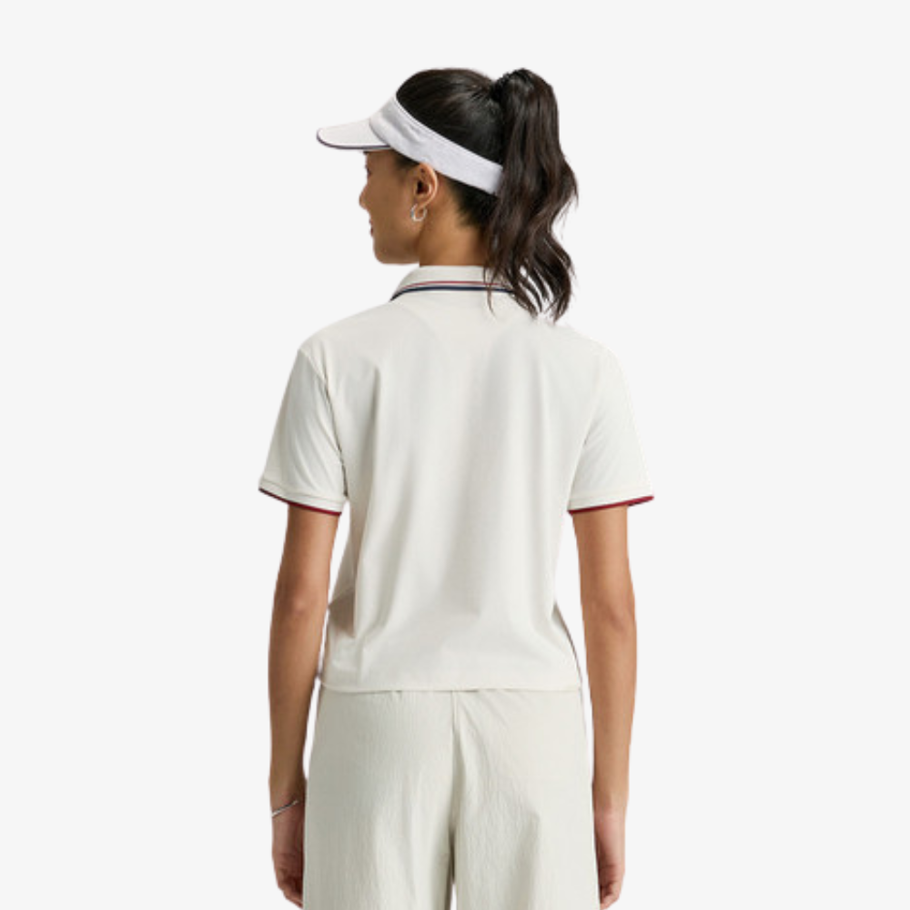 Áo Polo Nữ Wilson Women's Classic Crop Polo Sandrift WE00152W002001