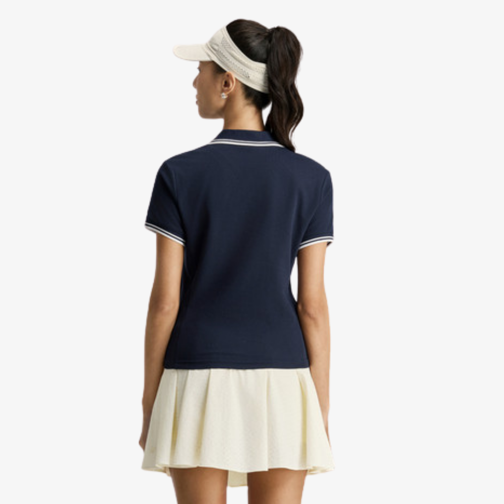 Áo Polo Thể Thao Nữ Wilson Women Daily V-Neck Polo Blue WE00264U001001