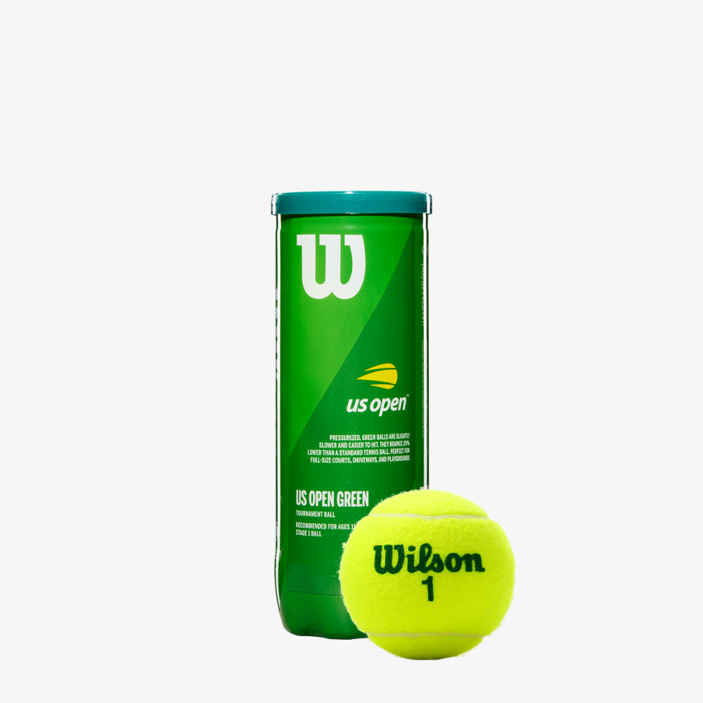 Set 12 Bóng (4 Lon) Tennis Wilson Us Open Green Tournament 3T Ball WRT137500