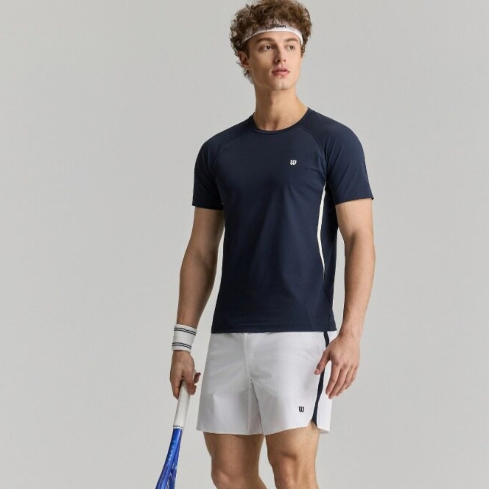 Quần Shorts Nam Wilson Spin Shorts 7in Bright White WM20084W001001