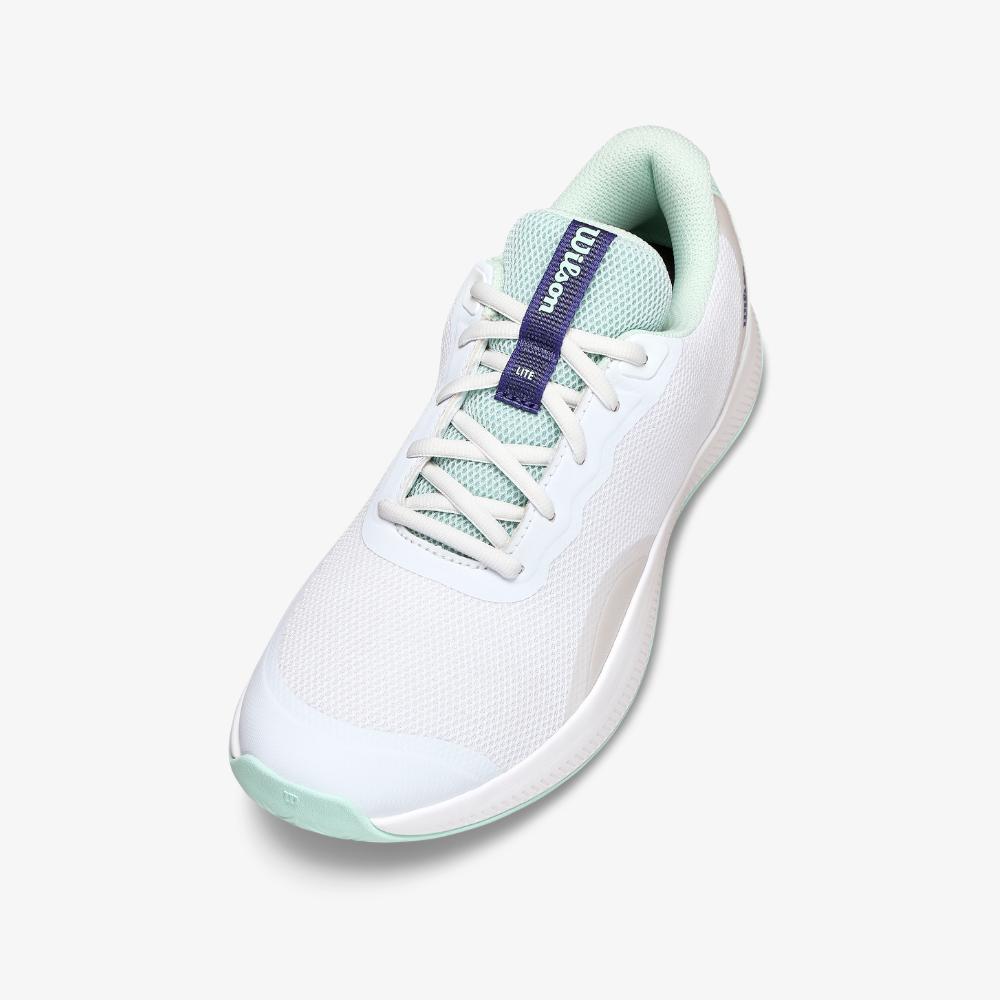 Giày Tennis Nữ Wilson Intrigue Lite Women's Tennis Shoes White / Bay / Skipper Blue WRS337260U