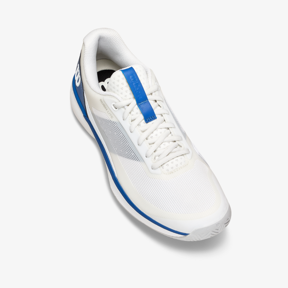 Giày Tennis Nam Wilson Rush Lite 5 Men's Tennis Shoes White/Deja Vu/Blue WRS338600U