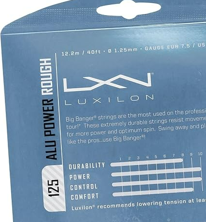 Bộ Dây Tennis Wilson Alu Power Rough 125 String WRZ995200
