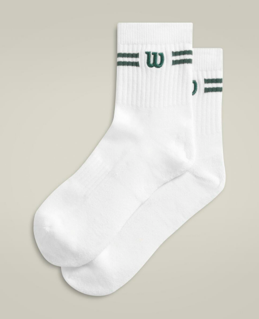 Tất Thể Thao Wilson U QTR Top Logo Stripe Socks WU00061511