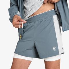Quần Short Thể Thao Nam Wilson Classic Court Short Storm WN00081U032001
