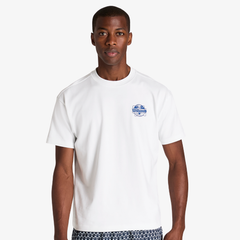 Áo Thun Nam Wilson Classic Cotton Graphic T-Shirt Bright White / Blue Quartz WN00016W001004