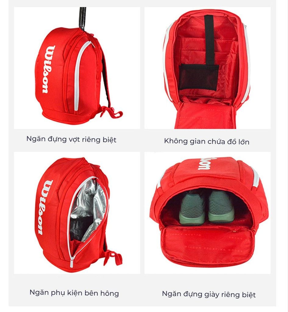 Balo Wilson Super Tour Red WR8036901001
